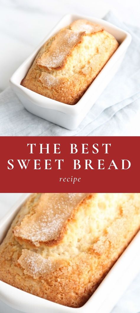 Easy Homemade Dessert Breads, Quick Bake Bread, Sweet Bread Starter Recipe, Easy Homemade Sweet Bread, Easy Quick Sweet Breads, Bread For Jam, Quick Bread Desserts, Simple Dessert Bread Recipe, Easy Breakfast Breads Simple