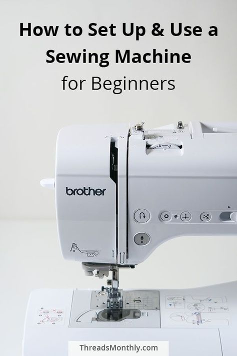 Basic Sewing Machine Projects, Patchwork, Couture, How To Use A Sewing Machine For Beginners, Sewing Machine Tutorials For Beginners, How To Use Brother Sewing Machine, Learning To Use A Sewing Machine, Threading A Sewing Machine, Sewing Machine Basics For Beginners