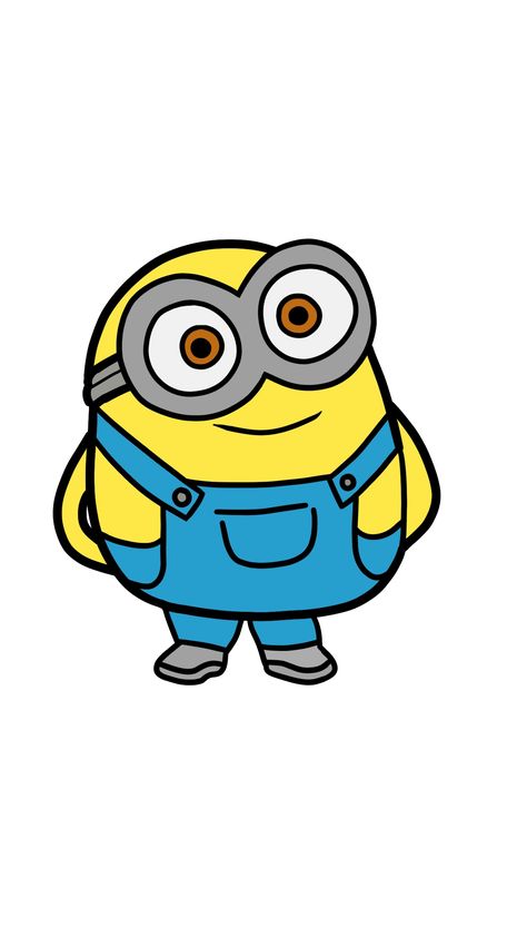 #minion #bob #yellow #character #cute #despicableme #procreate Cartoon Characters Minions, Minions, Minions Cute Pics, Minion Pictures Image, Yellow Characters Cartoon, Minion Outline, Small Cartoon Characters, Small Cartoon Drawings, Minions Drawing