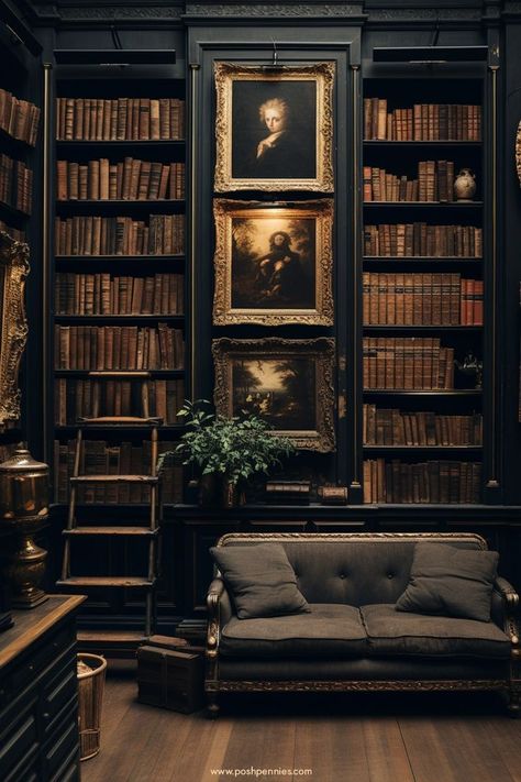 An Old Money Styled Interior has become Rare, but for the few who are  tasteful enough to style it we have collected some inspiration for you to enjoy. Dark Academia Interior, Dark Academia Room Decor, Dark Academia Room, Academia Room, Girly Apartment, Girly Apartments, Outfit Office, Aesthetic Apartment, Style Apartment