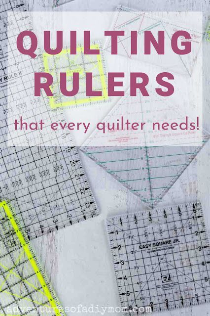 Wondering what type of quilting rulers you need? Choosing from so many options can be hard. Find out the rulers you need to make quilting easier. Patchwork, How To Use Quilting Rulers, Quilting Rulers Templates, Quilting Tools Must Have, Quilting Basics, Quilt Supplies, Quilt Rulers, Quilt Templates, Quilt Techniques