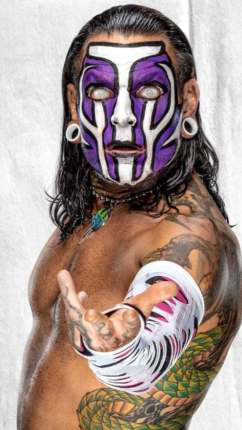 Wwe Face Paint, Jeff Hardy Wallpapers, Wwe Tattoos, Hardy Wallpaper, Jeff Hardy Face Paint, Wrestling Photography, Esoteric Tattoo, Wwe Jeff Hardy, Cool Face Paint