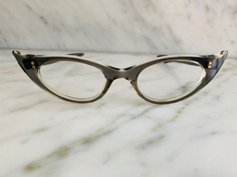 *unused vintage cat eye eyewear *made in france *color smoke *size 44-22 *plastic *can hold a prescription *can add reading power for additional $25.00 *can add sunglass lens for $25.00 *hinge to hinge 4.75 inches *tip to tip 5.25 inches *scull temple does not wrap around ears Cat Eyewear, Clean Skin Face, Womens Prescription Glasses, Makeup Tips For Brown Eyes, Cateye Glasses, Vintage Cat Eye Glasses, Cat Eye Eyeglasses, Cat Eye Makeup, Eye Glasses Frames