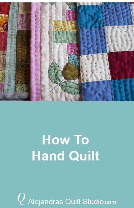 Patchwork, Hand Quilt Stitches, Hand Quilt As You Go, Hand Quilting Projects For Beginners, Hand Stiching Quilts, How To Quilt By Hand, Hand Finishing Quilt, Hand Sewing Quilt Blocks, Quilt As You Go By Hand