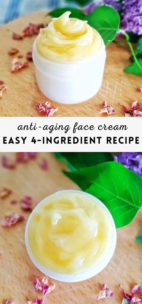 DIY Anti Wrinkle Face Cream Recipe - Prevent Sagging Skin Homemade Anti Aging Face Cream, Homemade Anti Wrinkle Cream, Anti Aging Cream Recipe, Face Cream Diy, Diy Anti Aging Cream, Face Cream Recipe, Diy Face Cream, Homemade Face Moisturizer, Diy Wrinkles