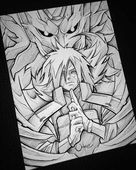 6,496 curtidas, 48 comentários - OCHRE (@ochrefoxtattoo) no Instagram: “Madara & Susanoo (Shiny Madara Six Path). Lámina a la venta el 22 de noviembre. Print available…” Uchiha Tattoo Designs, Madara Uchiha Tattoo, Uchiha Tattoo, R6 Wallpaper, Madara Susanoo, Naruto Painting, Naruto Sketch Drawing, Pencil Sketch Images, Anime Drawing Books