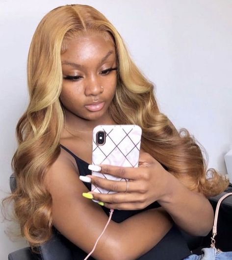 Blonde Hair Sew In, 4x4 Lace Closure Wig, Blonde Weave, Frontal Wig Hairstyles, Honey Brown Hair, Blonde Lace Front Wigs, Honey Blonde Hair, Frontal Hairstyles, Environmental Damage