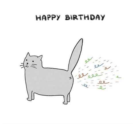 Popup Birthday Cards, Music Happy Birthday, Happy Birthday Doodles, Cake Music, Gifts Ideas For Women, Happy Birthday Drawings, Happy Birthday Cat, Birthday Doodle, Birthday Card Drawing