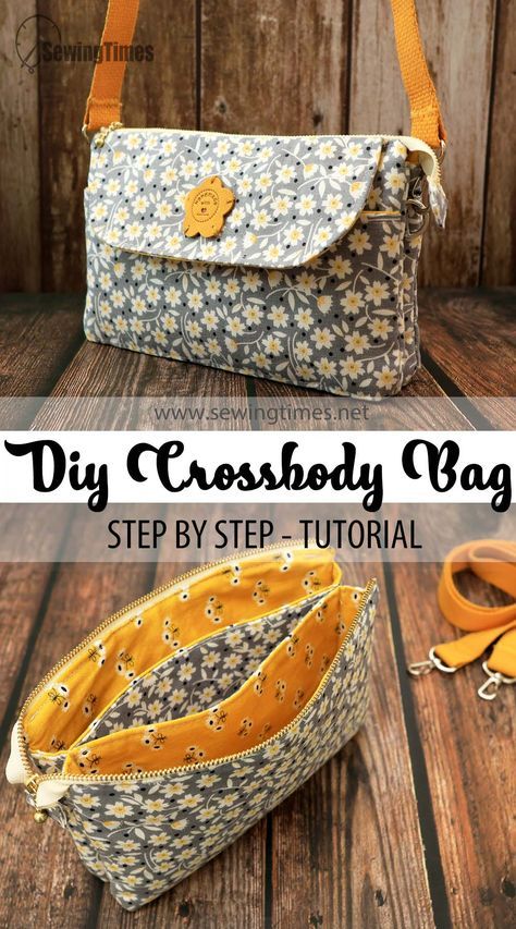 DIY Mother's Day Gift Idea 🎁 How to Make a Small Crossbody Bag with Pockets Patchwork, Tela, Sew A Cross Body Bag, Simple Purse Pattern, Sewn Purse Patterns, Small Bag Diy Sewing Projects, Sew Small Purse, Homemade Purses And Bags, Small Purse Diy