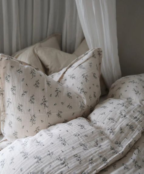 Garbo & Friends Bluebell Muslin Single Bed Set Garbo And Friends Bluebell, Garbo And Friends Bedding, Cream Bedding Sets, Muslin Bedding, Garbo And Friends, Big Bedroom, Adult Bed, Cream Bedding, Adult Bedding