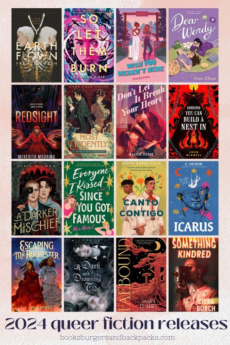 Queer book releases in 2024 (LGBTQ+ science fiction to romantasy to YA contemporary) — Books, Burgers and Backpacks Ya Science Fiction Books, Queer Enemies To Lovers Books, Queer Poetry Books, Ya Lgbtq Books, Lgbtq Books Aesthetic, Queer Ya Books, Spicy Gay Books To Read, Spicy Queer Books, Lgbtq Fantasy Books