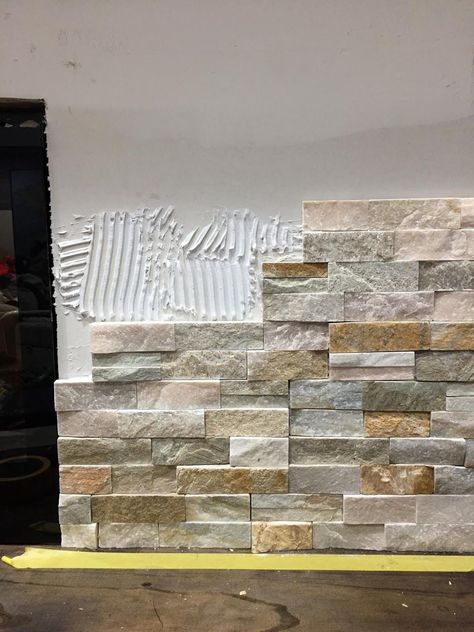 Corner Fireplace Stacked Stone, Stack Rock Fireplace, Stacked Stone Pillars, Fireplace Stone Wall Ideas, Stacked Stone Kitchen Island, Fireplace Stacked Stone Ideas, Fireplace With Glass Rocks, Diy Stacked Stone Fireplace, How To Stone A Fireplace