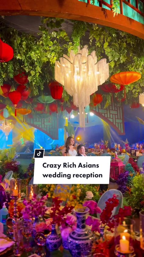 Crazy Rich Asians Wedding Inspiration, Crazy Rich Asians Party Theme, Crazy Rich Asians Wedding Theme, Crazy Rich Asians Theme, Crazy Rich Asians Wedding, Asian Wedding Themes, Asian Party Themes, Debut Theme, Crazy Rich Asian