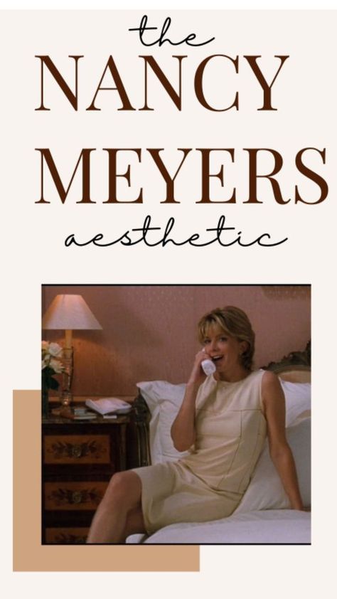 If you love the set design in your favorite Nancy Meyers' films, this post will help you bring her signature feel into your own home. Happy Reading! Nancy Meyer Bathroom, Nancy Meyers Bookshelves, Nancy Meyer Bedroom, Nancy Meyers Core, Nancy Meyers Aesthetic Bedroom, Nancy Myers Style, Nancy Meyers Bedroom, Millennial Bedroom, Nancy Meyers Aesthetic