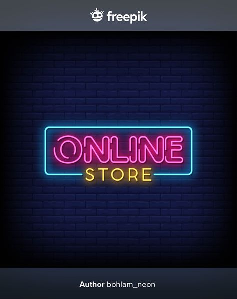 Online Shopping Profile Picture, Neon Shop Sign, Business Store Design, Ukay Ukay Logo, Shop Profile Picture, Online Shop Ideas, Store Logo Ideas, Online Store Ideas, Online Store Logo Design