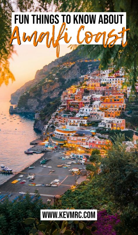 Here are 16 fun things you need to know about the Amalfi Coast before traveling the area. amalfi coast italy travel guide | amalfi fun facts | amalfi italy Almafi Coast Italy, Amalfi Coast Itinerary, Almafi Coast, Italy Travel Outfit, Italy Travel Photography, Amalfi Italy, Travel Cheap Destinations, Coast Italy, Italian Holiday