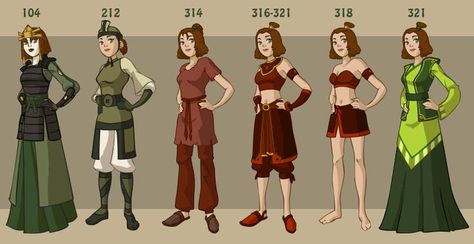 All Suki Costumes from Avatar the Last Airbender #avatar #cosplay #anime #costume