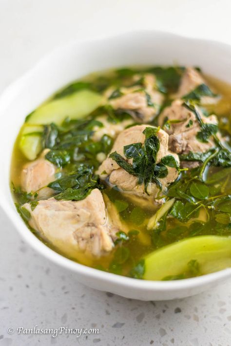 Tinolang Manok Recipe - Panlasang Pinoy Tinolang Manok Recipe Panlasang Pinoy, Tinolang Manok Recipe, Chicken Tinola Recipe, Tinola Recipe, Chicken Tinola, Pilipino Food Recipe, Tinolang Manok, Phillipino Food, Filipino Pork Recipes