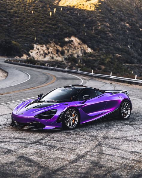 Purple Spaceship | Photo by @25thh | Owner @z_liu2333 | #blacklist #mclaren #720s Exotic Sports Cars, Carros Lamborghini, Mclaren 720s, Purple Car, Mclaren Cars, Ferrari California, Top Luxury Cars, Mc Laren, Lamborghini Cars