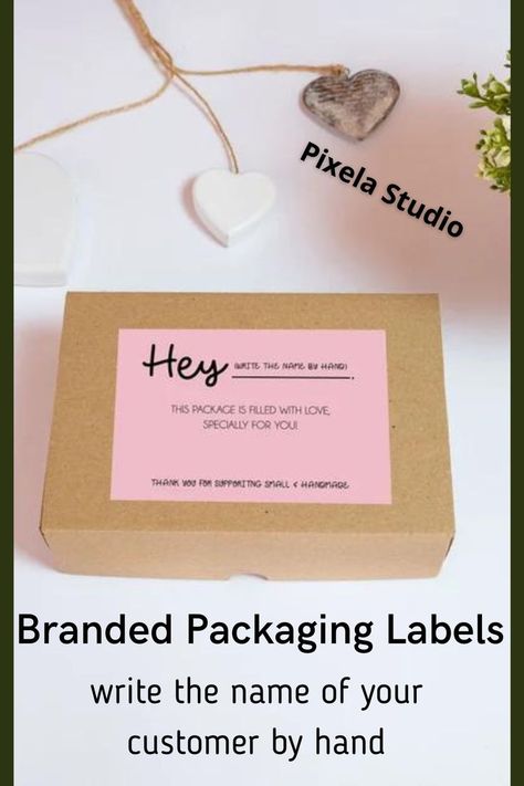 Personalized Packaging Labels; Box Stickers, Thank you cards, Insert Cards, Mailing Stickers Small Business Packaging Ideas Freebies, Box Sticker Packaging, Shipping Label Design, Gift Box Sticker, Stiker Label, Personalized Packaging, Sticker Box, Order Packaging, Posts Ideas