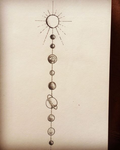 120+ Cool Space Tattoo Ideas - Galaxy, Universe Tattoo Designs - TattoosBoyGirl Tattoos Stars, Planet Tattoo, Tattoo Amor, Solar System Tattoo, Planet Tattoos, Tattoo Hals, Upper Arm Tattoos, Body Tattoo, Geniale Tattoos