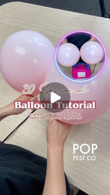 Small Balloon Clusters Diy, How To Tie A Balloon With A Hanger, How To Do Ballon Arch Video, How To Use A Balloon Tying Tool, Beginner Balloon Garland, How To Tie Balloon Garland, How To Tie Two Balloons Together, Balloon Hacks Diy, Balloon Decoration Tutorial