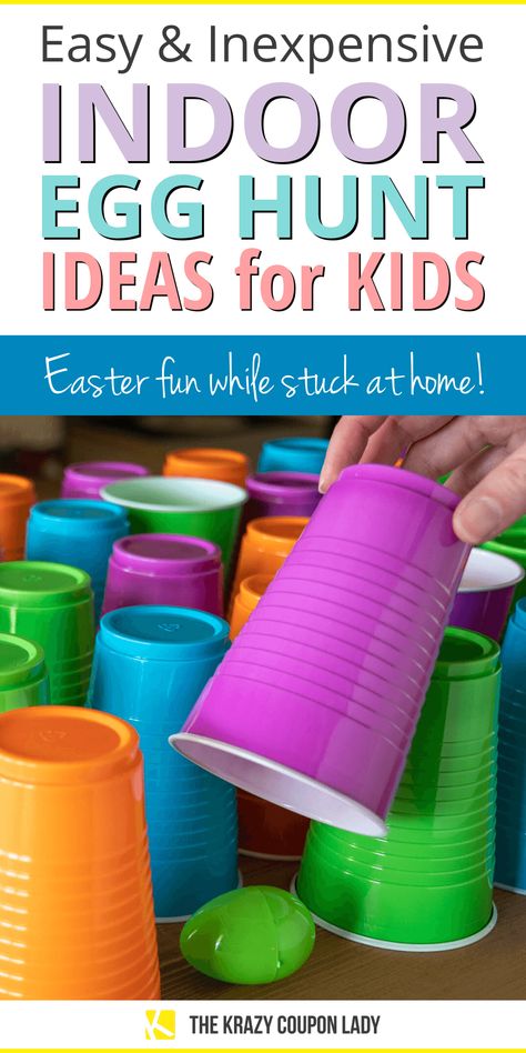 Egg Hunt Indoors, Fun Easter Hunt Ideas, Easter Rainy Day Activities, Inside Easter Activities, Easter At Home Ideas, Easter Party Ideas For Kids Classroom, Egg And Spoon Race Ideas, Rainy Day Easter Activities, Easter Egg Hunt When Its Raining