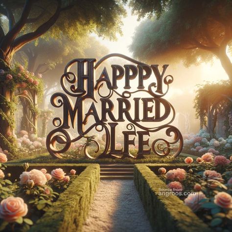 Happy Married Life Wishes Happy Married Life Wishes Wedding, Life Wishes Quotes, Happy Marriage Wishes, Happy Married Life Wishes, Wedding Wishes Quotes, Happy Married Life, Birthday Wishes And Images, Wedding Congratulations, Wish Quotes