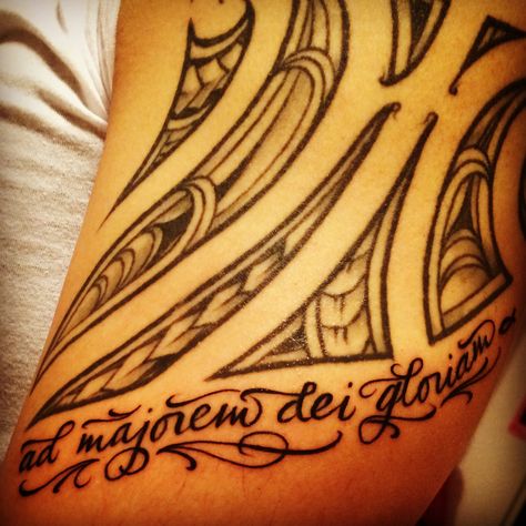 AMDG Ad Majorem Dei Gloriam "to the Greater Glory of God" arm tattoo Hand Tattoos, Henna Designs, Arm Tattoos, God Arm Tattoo, Ad Majorem Dei Gloriam, Glory Of God, Gods Hand, Hand Tattoo, Arm Tattoo