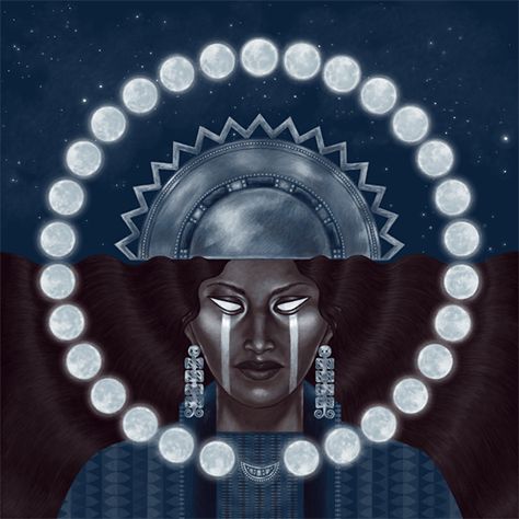 Mama Killa Goddess, Mesoamerican Aesthetic, Inca Goddess, Heros Journey, Goddess Garden, Goddess Of The Sea, African Goddess, Inca Empire, Earth Goddess