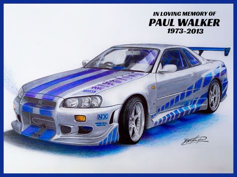 Gtr Skyline R34 Paul Walker, Nissan Gtr R34 Skyline Fast And Furious 2, Skyline Gtr R34 Fast And Furious, Fast And Furious Skyline Gtr R34, Paul Walker Gtr Nissan Skyline, 2 Fast 2 Furious Skyline, Fast And Furious Nissan Skyline Gtr R34, Nissan R34 Drawing, Nissan Skyline Gtr R34 Paul Walker