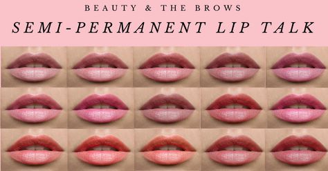Lip Tattoo | Semi-Permanent Lipstick | Beauty And The Brows Tatto Lips, Lip Color Tattoo, Lip Liner Tattoo, Lipstick Tattoos, Permanent Lipstick, Tattoo Shading, Lip Tattoo, Bold Lip Color, Lip Color Makeup
