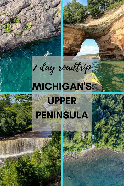 Lake Michigan Circle Tour Itinerary, Upper Michigan Road Trip, Upper Michigan Travel, Michigan Upper Peninsula Road Trip, Up Michigan Upper Peninsula, Upper Peninsula Michigan Things To Do, Michigan Upper Peninsula Travel, Upper Peninsula Michigan Road Trips, Michigan Itinerary