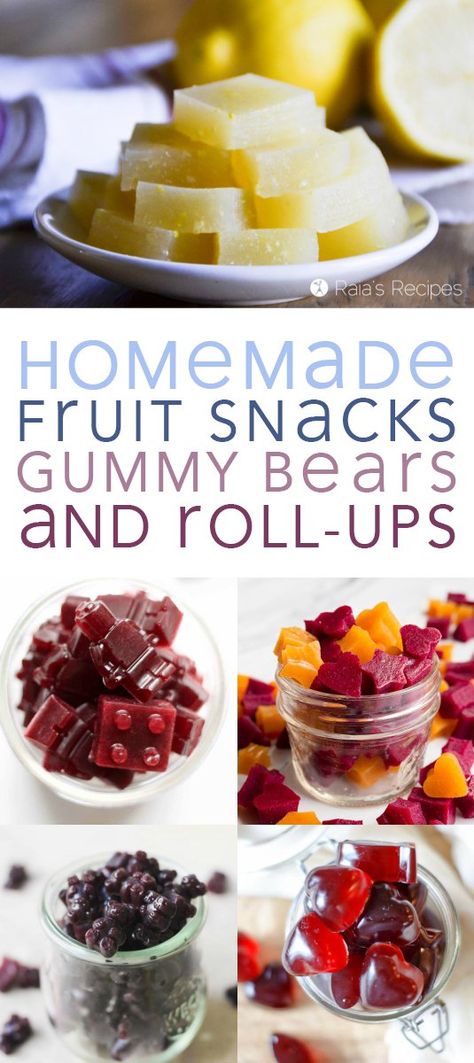 Homemade Fruit Snacks, Gummy Bears & Roll-Ups :: paleo, GAPS Essen, Fruit Roll Ups Homemade, Fruit Snack Recipe, Gummy Snacks, Healthy Gummies, Homemade Gummy Bears, Homemade Fruit Snacks, Homemade Gummies, Healthy Fruit Snacks