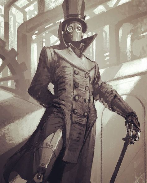 Robot Gentleman, Steampunk Kunst, Steampunk Character, Steampunk Robot, Steampunk Characters, Steampunk Artwork, Steampunk Aesthetic, Art Steampunk, Arte Steampunk