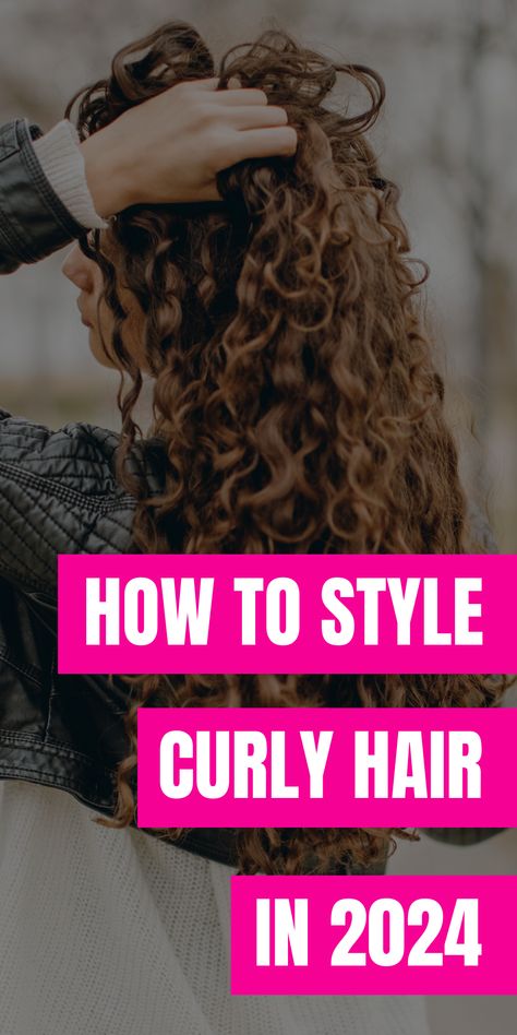 Achieve your curly hair goals with these top 10 ways to style and care for it in the new year. Learn from the best and get inspired! Thick And Curly Hair Hairstyles, Color For Curly Hair Ideas, Updos For Curly Long Hair, How To Curly Hairstyles, Thick Curly Hair Updo, Ways To Style Long Curly Hair, Different Ways To Style Curly Hair, How To Wear Curly Hair, How To Style Curly Hair Naturally