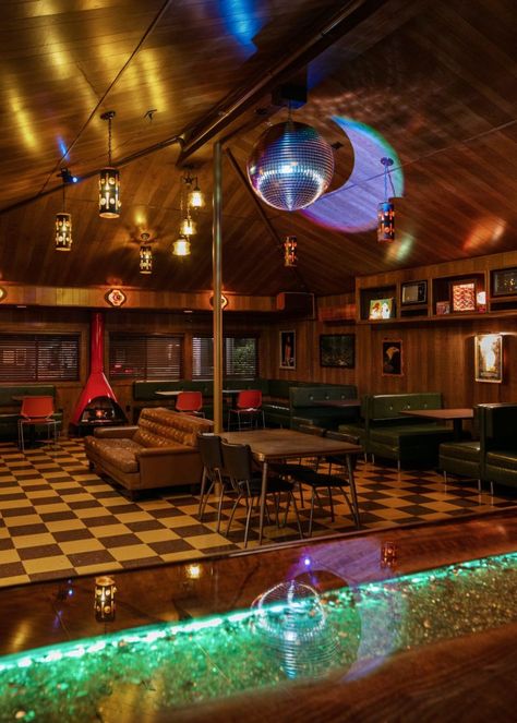 Vintage Bar Design, Dive Motel, Tracy Jones, Western Bar, Bar Concept, 27 Club, Karaoke Bar, Country Bar, Summer Hours