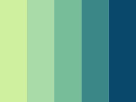 "Emergent seas" by spounds1 Green To Blue Color Palette, Blue To Green Color Palette, Color Pallete Green And Blue, Light Green And Blue Color Palette, Green Blue And Yellow Color Scheme, Green And Blue Colour Scheme, Fresh Green Color Palette, Energetic Colour Palette, Oceanic Color Palette