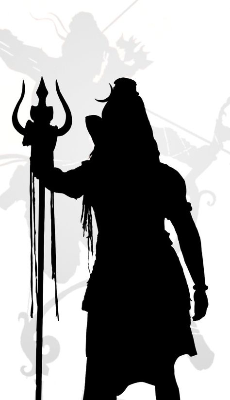 Lord Shiva Shadow Images, Tumblr, Shiv Outline, Shiva Silhouette, Wallpaper Mahadev, Lord Shiva Sketch, Mahadev Tattoo, Shiva Sketch, Om Tattoo Design