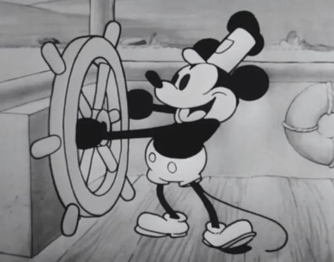 Old Disney, Disney Viejo, 1930s Cartoons, Mouse Icon, Septième Art, Steamboat Willie, Disney Aesthetic, Vintage Mickey Mouse, Old Cartoons