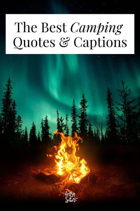 Camping quotes and captions for Instagram photos and reels. Includes camping puns, writing prompts, RV sayings, and more. Rv Sayings Quotes, Camping Sayings Quotes Funny, Camping Memes Humor, Funny Rv Sayings, Camping Adventure Quotes, Camping Memories Quotes, Camping Drinking Quotes, Campfire Captions, Camping With Family Quotes