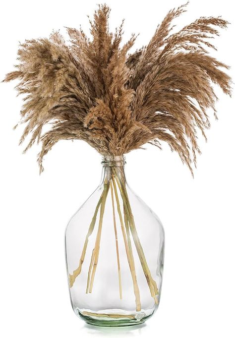 Amazon.com: Large Glass Tall Floor Vase, 15in Glasseam Farmhouse Clear Vase Decor, Oversized Modern Big Jug Vase, Recycled Blown Decorative Pampas Vase for Flowers Living Room Home Decorations : Home & Kitchen Large Glass Floor Vase, Farmhouse Vases Decor, Clear Vase Decor, Pampas Vase, Glass Jug Vase, Flowers Living Room, Tall Floor Vase, Glass Floor Vase, Farmhouse Vase