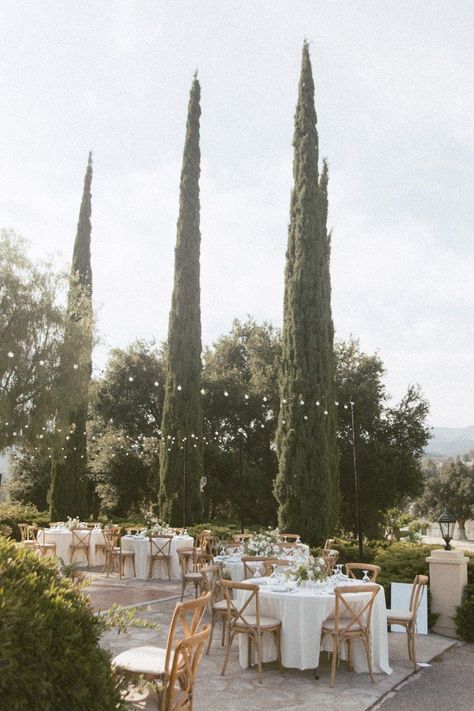 Italian Classic Wedding, Old European Wedding Theme, Vintage Wedding Locations, Outdoor European Wedding, European Rustic Wedding Decor, Vintage European Aesthetic Wedding, Woodsy Wedding Inspiration, California Style Wedding, European Outdoor Wedding