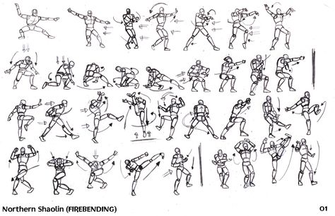 Northern Shaolin (Firebending) Croquis, Kung Fu Moves, Earth Bending, Avatar The Last Air Bender, The Last Air Bender, Martial Arts Forms, Avatarul Aang, Marshal Arts, Shaolin Kung Fu