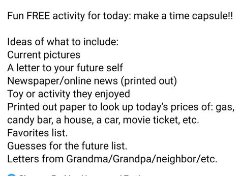 Create a time capsule Friends Time Capsule, Time Capsule Ideas For Teens, Things To Put In A Time Capsule, Time Capsule Ideas What To Put In A, Time Capsule Aesthetic, Couple Time Capsule, Diy Time Capsule, Time Capsule Ideas, Life Plans