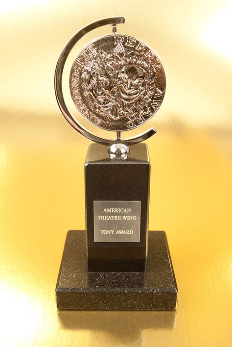 Fun Fact: The “Tony Award,” formally the Antoinette Perry Award, is named in honor of Antoinette Perry, chairman of the board and secretary of the American Theatre Wing throughout World War II. During the first two years of the Tonys (1947-1948), there was no official Tony award; the winners were presented with a scroll and either a cigarette lighter for the men or a compact for the women. Theatre Education, Award Trophy, Award Ideas, Tony Award, Awards Trophy, Sag Awards, Theatre Arts, Tony Awards, Beautiful Waterfalls