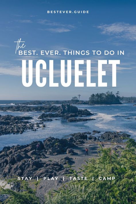 Best Things To Do in Ucluelet (Image of Rocky Beach) Ucluelet British Columbia, Broccoli Cassarole, Christmas Broccoli, Travel Vancouver Island, Ucluelet Bc, Travel Vancouver, Canadian Summer, Tofino British Columbia, Bucketlist Ideas