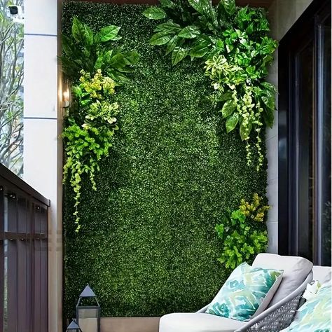 Artificial Grass Wall Panels Uv Protection Great Privacy - Temu Artificial Grass Wall Outdoor, Grass Wall Interior, Outdoor Grass Wall, Grass Wall Decoration Ideas, Faux Grass Wall, Temu Stuff, Grass Wall Backdrop, Backyard Goals, Greenery Background