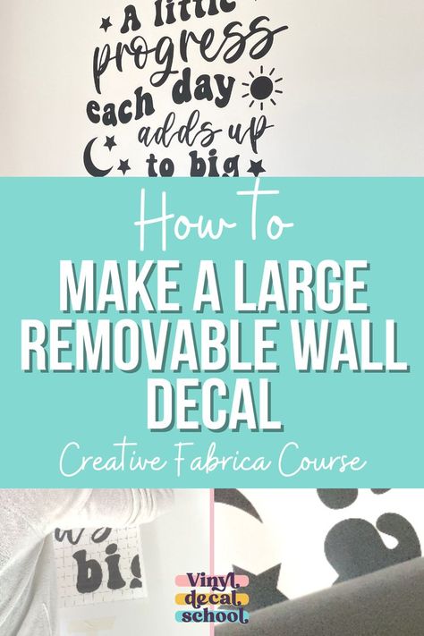 Large Vinyl Wall Decals Cricut, How To Make Large Vinyl Wall Decals Cricut, Cricut Wall Decals Diy Living Room, How To Make Decals, Wall Decal Cricut, Cricut Projects Vinyl Signs Wall Decal, Cricut Vinyl Wall Decals, Wall Vinyl Ideas, Wall Decals With Cricut