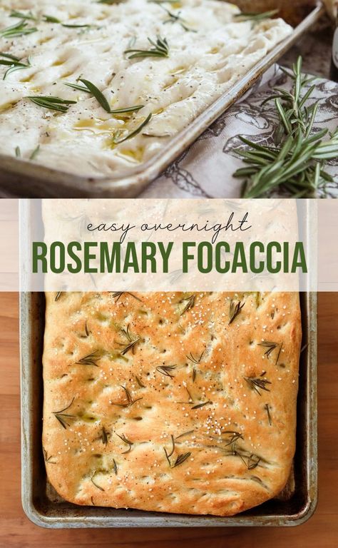 The Best Rosemary Focaccia Recipe - Honey + Juniper Focaccia Dough, Rosemary Focaccia, Almond Muffins, Dinner Leftovers, Focaccia Recipe, Creative Recipes, Coconut Almond, Food Favorites, Food Group